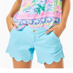 Lilly Pulitzer 5” Buttercup Shorts in Bali Blue